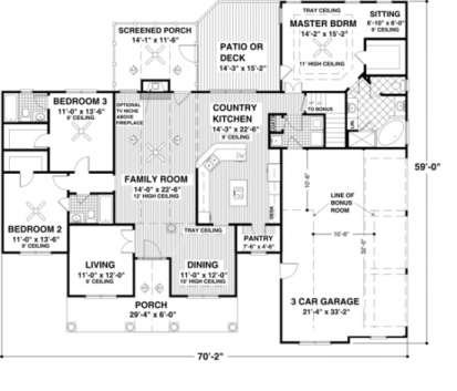 House Plans  Cost Build on America S Best House Plans Inc House Plan 036 00084